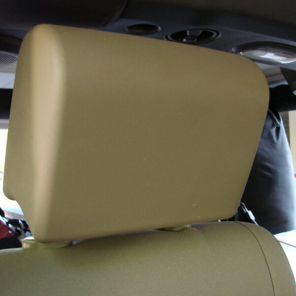 Jeep JK seat without the Misch headrest pad