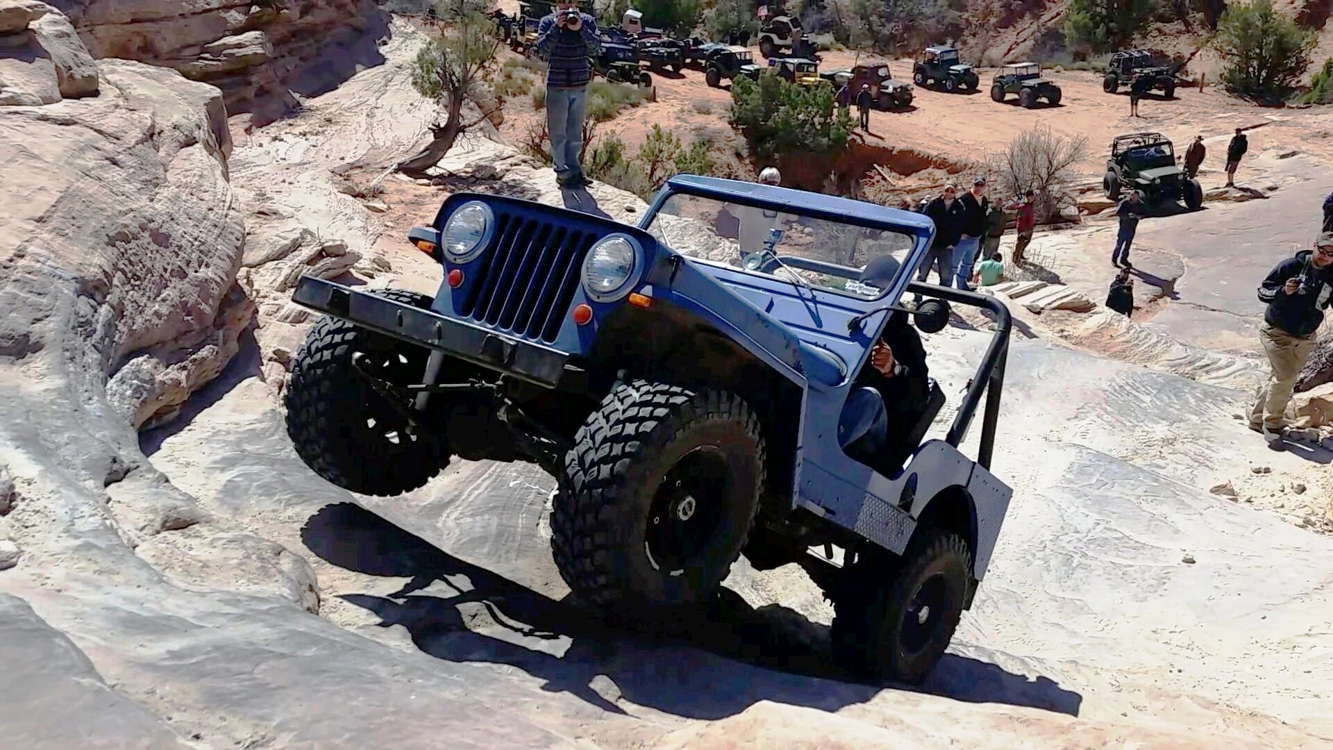 Conquering "Wipe Out Hill" in Moab, Utah